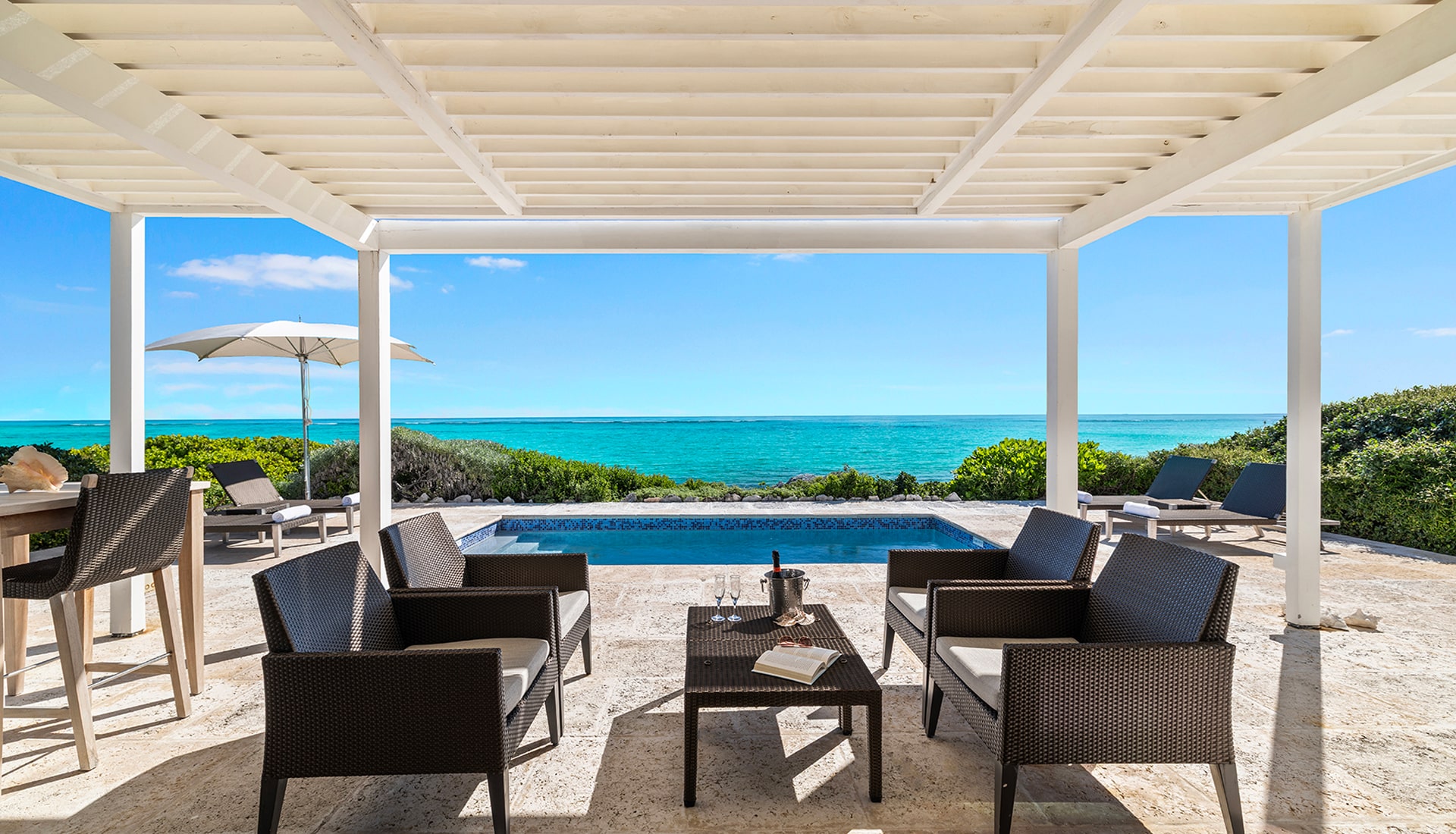 2 Bedroom Oceanfront Coral Villa | Turks and Caicos Villa | Sailrock
